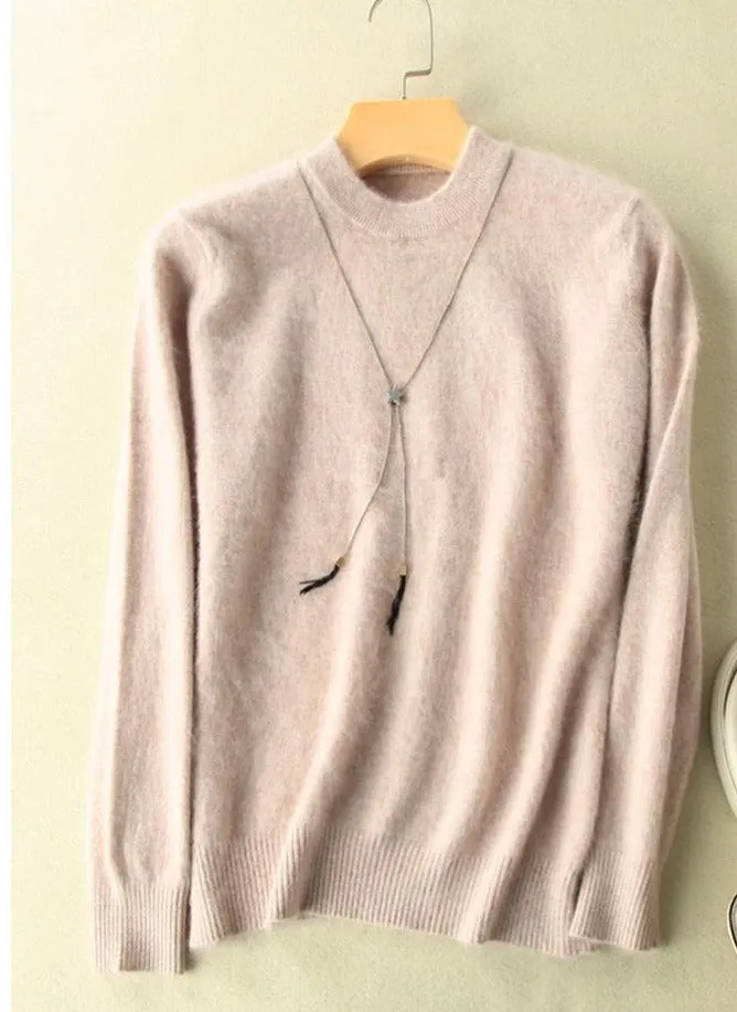 100% Mink Cashmere Sweater