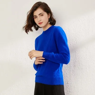 100% Mink Cashmere Sweater