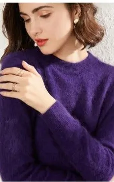 100% Mink Cashmere Sweater