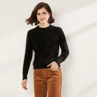 100% Mink Cashmere Sweater