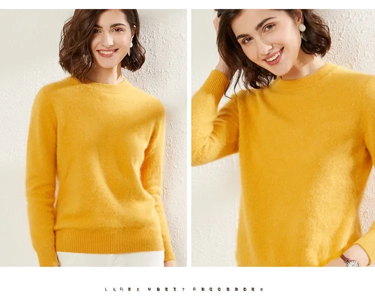 100% Mink Cashmere Sweater