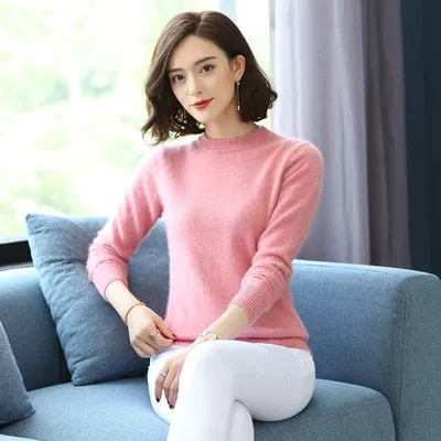 100% Mink Cashmere Sweater