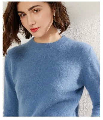 100% Mink Cashmere Sweater