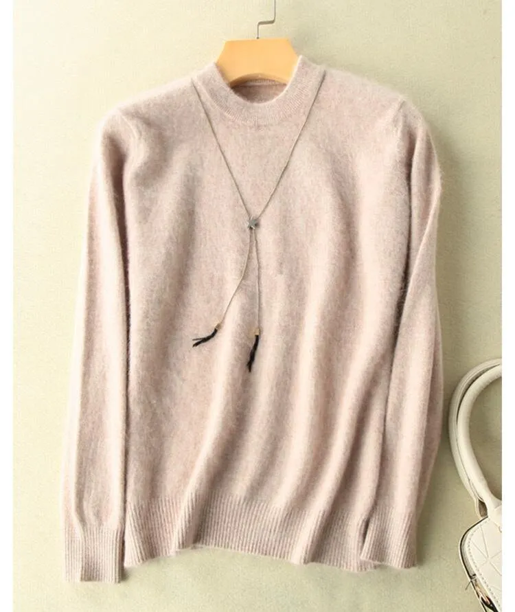 100% Mink Cashmere Sweater