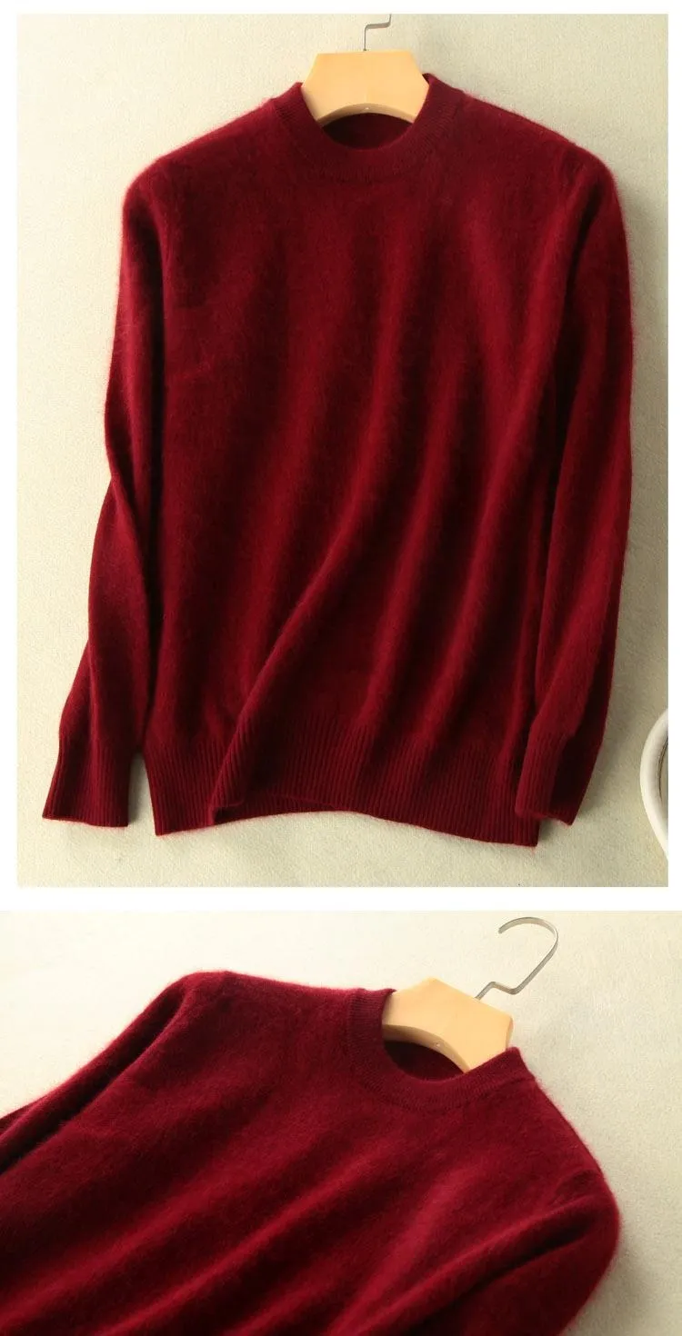100% Mink Cashmere Sweater