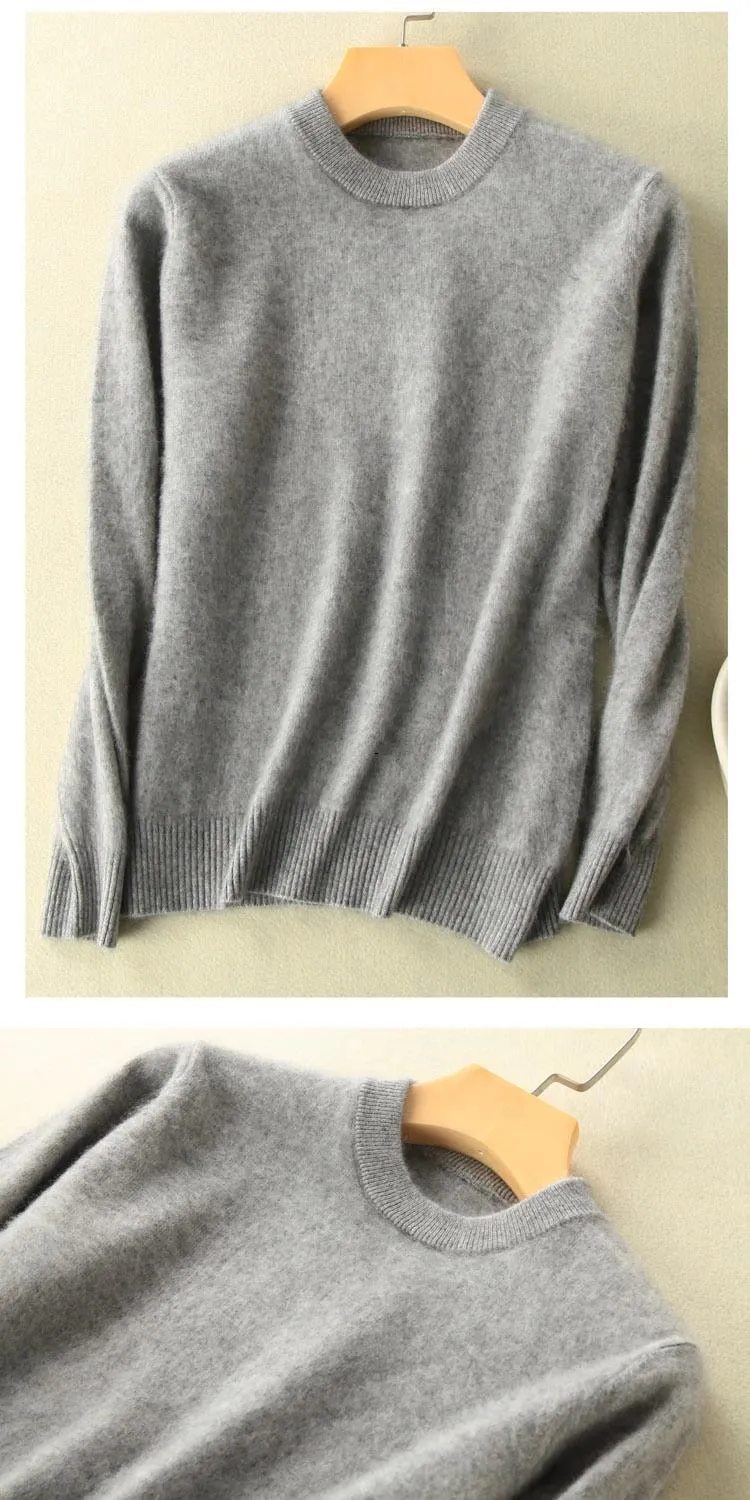 100% Mink Cashmere Sweater
