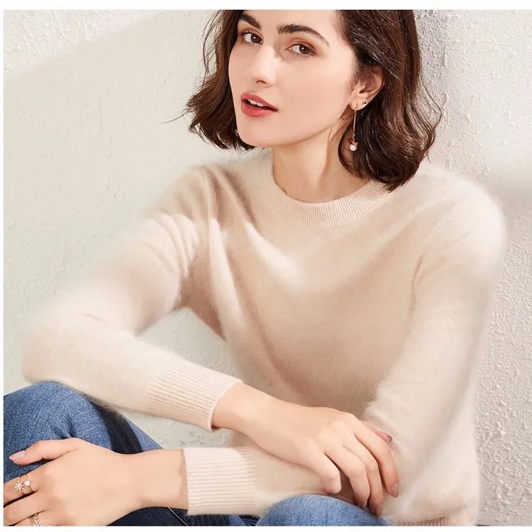 100% Mink Cashmere Sweater