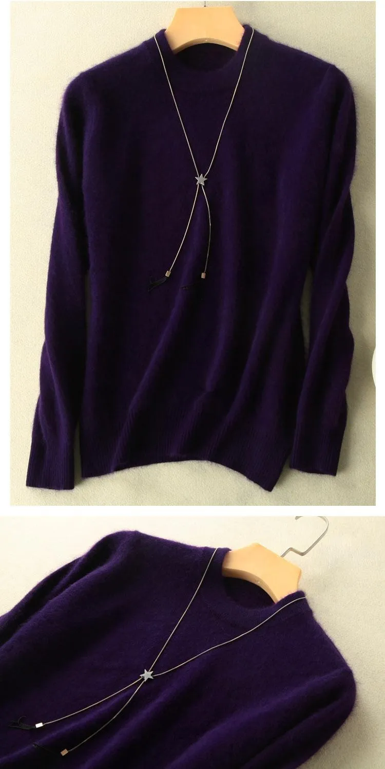 100% Mink Cashmere Sweater