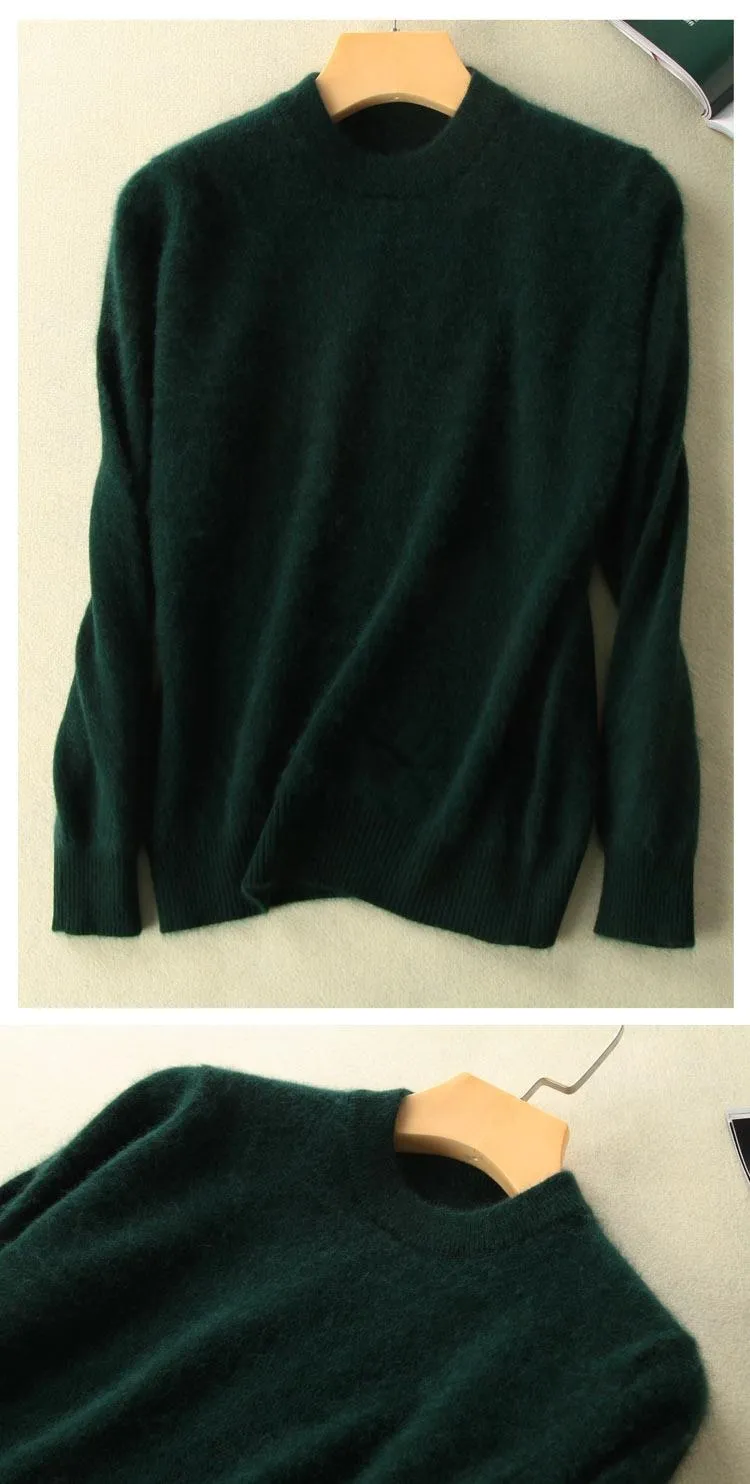 100% Mink Cashmere Sweater