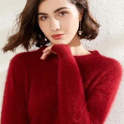 100% Mink Cashmere Sweater