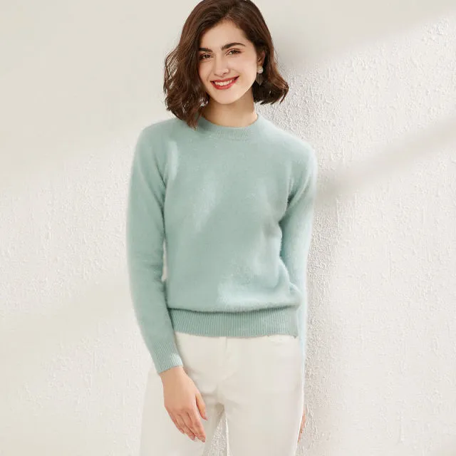 100% Mink Cashmere Sweater