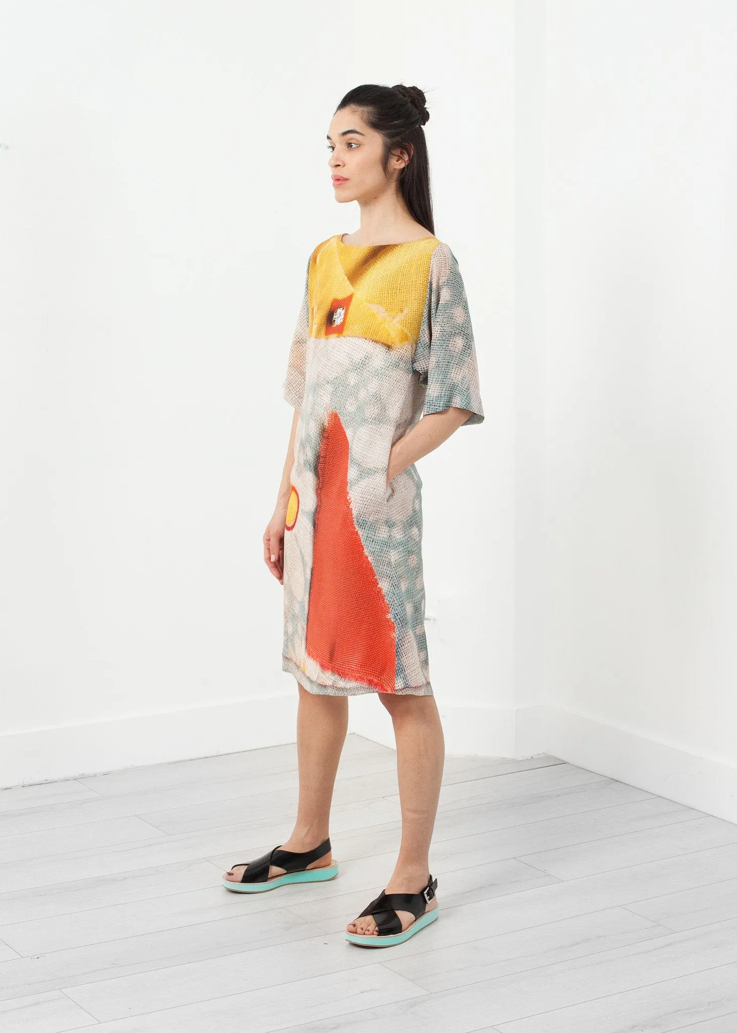3/4 Sleeve Kimono Dresses