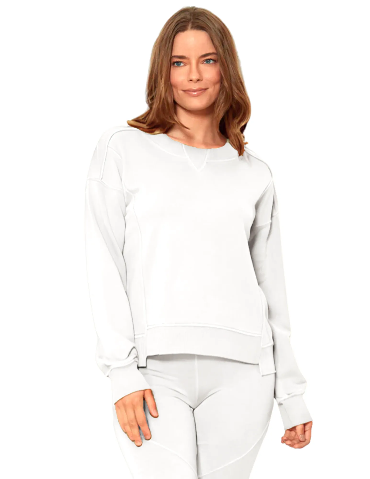 [41E-11177] CROP SWEATSHIRT