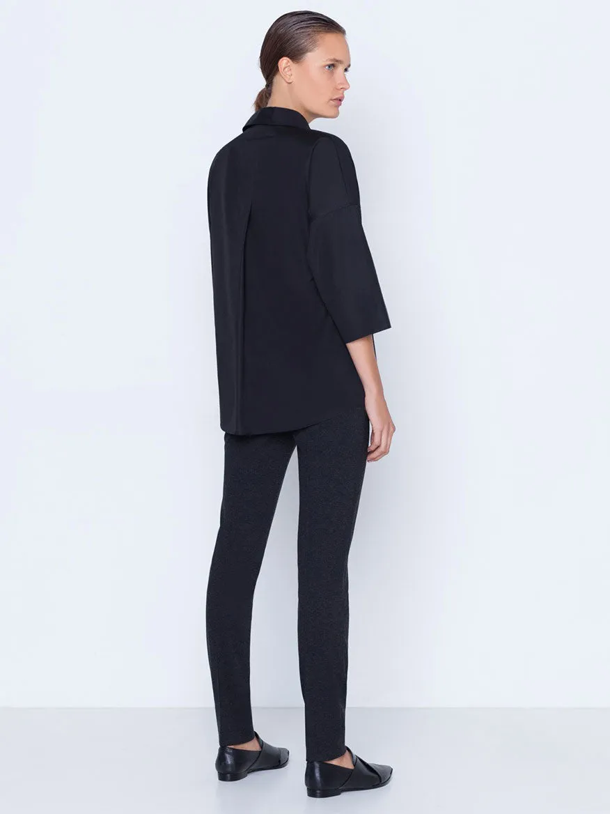 Akris Punto Mara Stretch Jersey Pants in Black