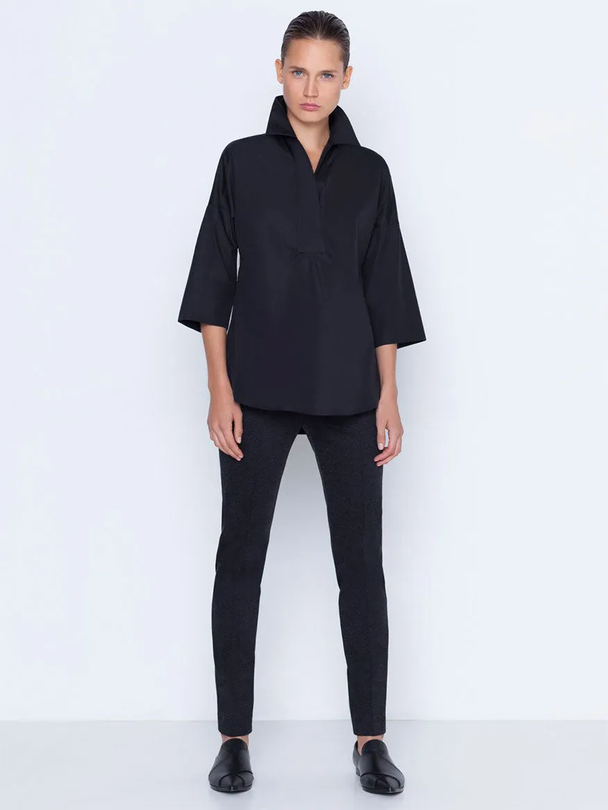 Akris Punto Mara Stretch Jersey Pants in Black