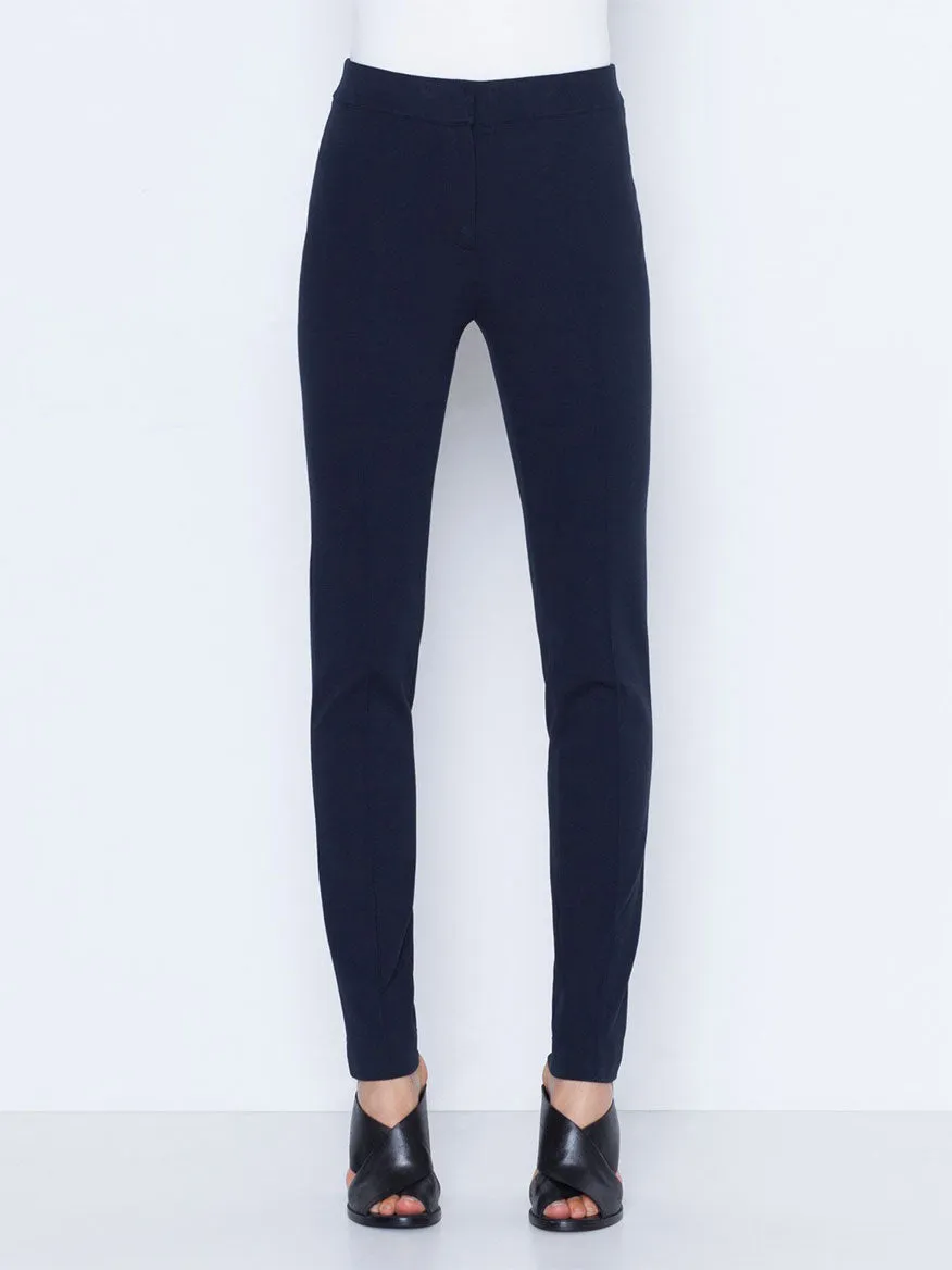 Akris Punto Mara Stretch Jersey Pants in Navy