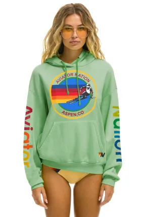 AVIATOR NATION ASPEN RELAXED PULLOVER HOODIE - MINT