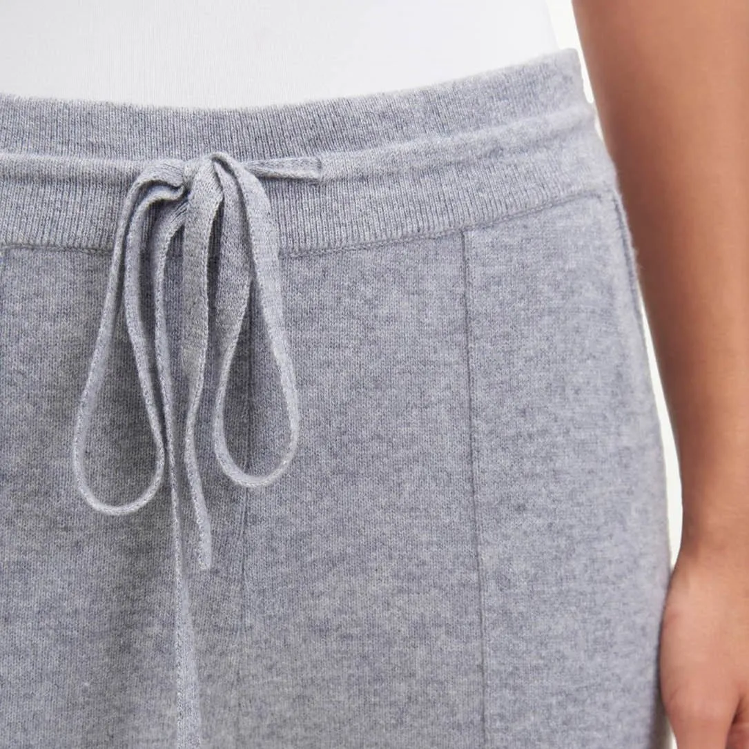 Becca Cashmere Jogger (Mid Heather Grey)