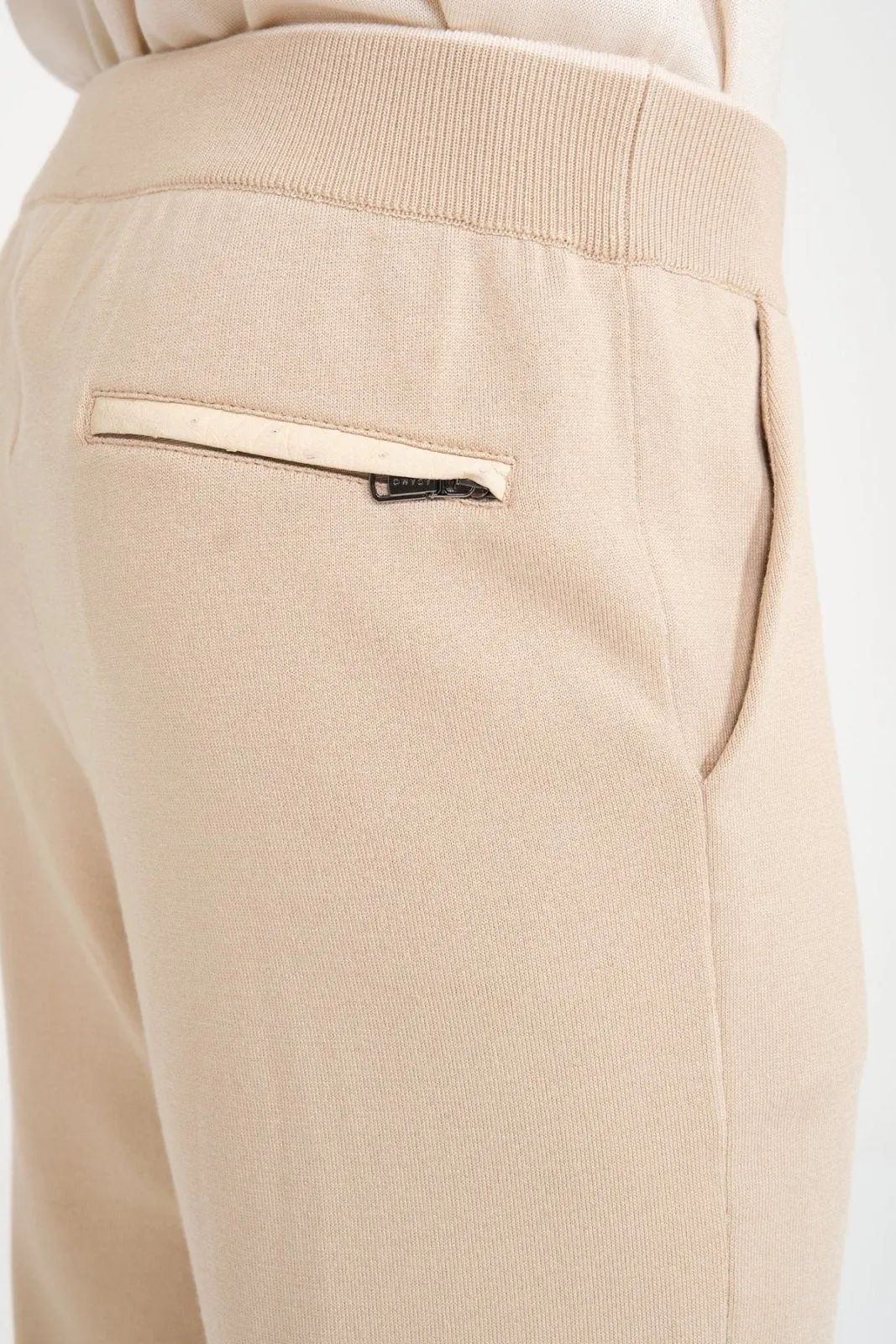 Beige Cashmere Suit & Pants Set