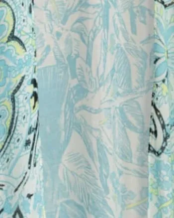 Belize Kimono | Turquoise