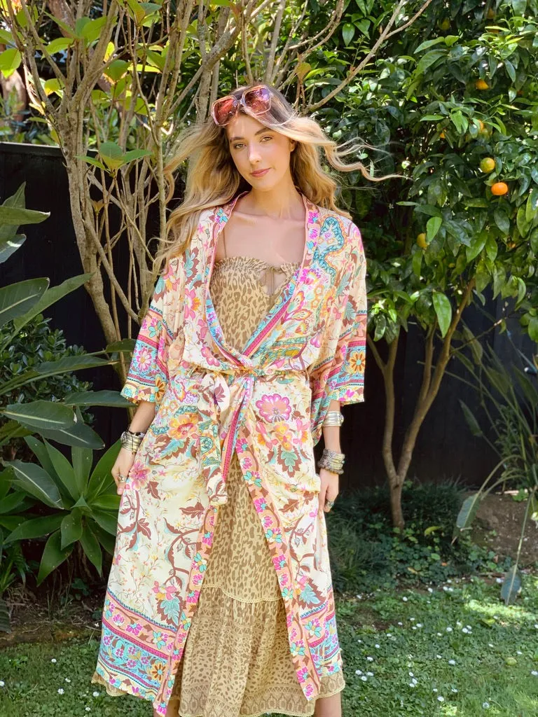 Boho Rhapsody Long kimono - ARCHIVE SALE