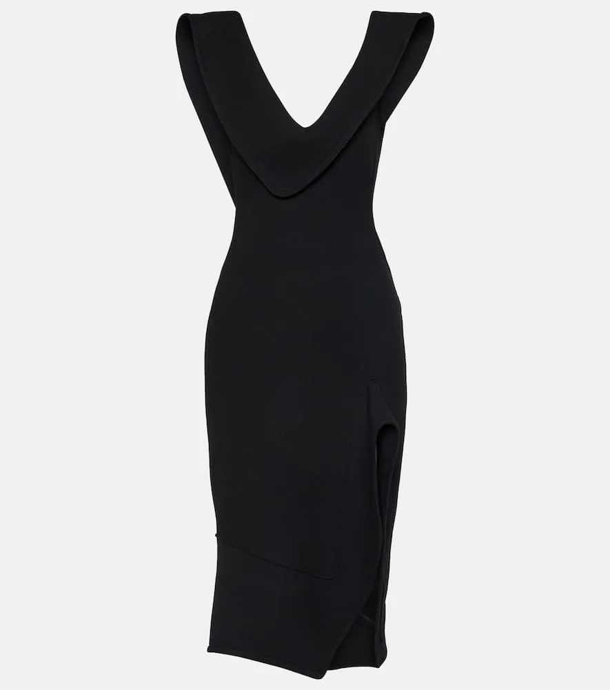 Bottega Veneta Structured cotton-blend midi dress