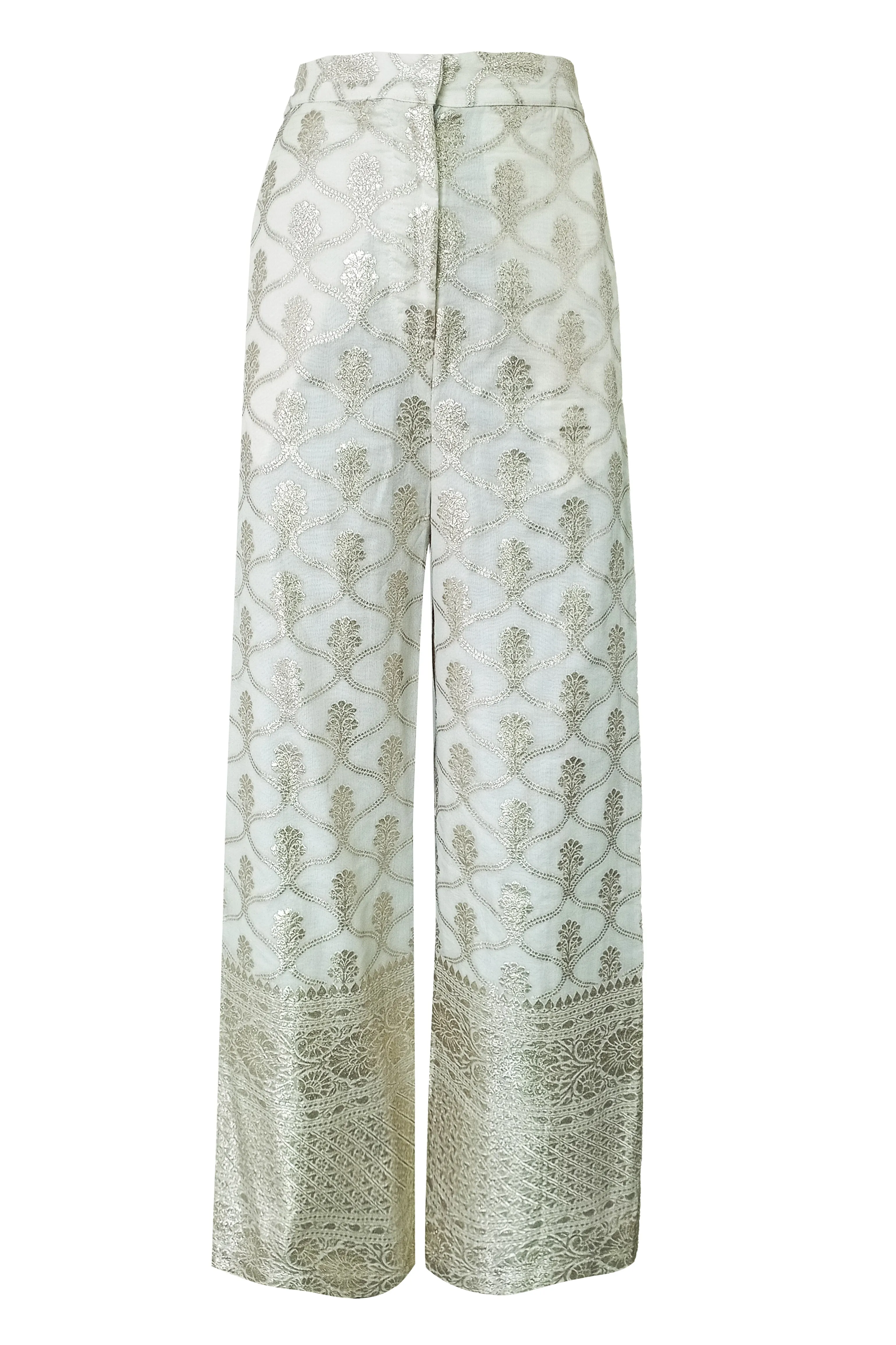 Brocade Wide Legged Pant