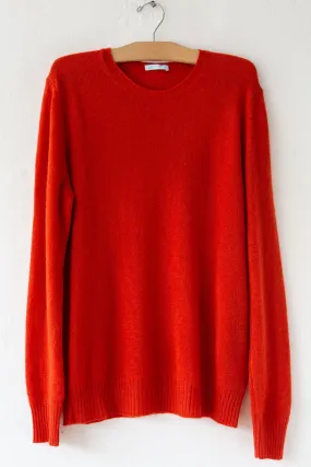 Cashmere Crew Rust