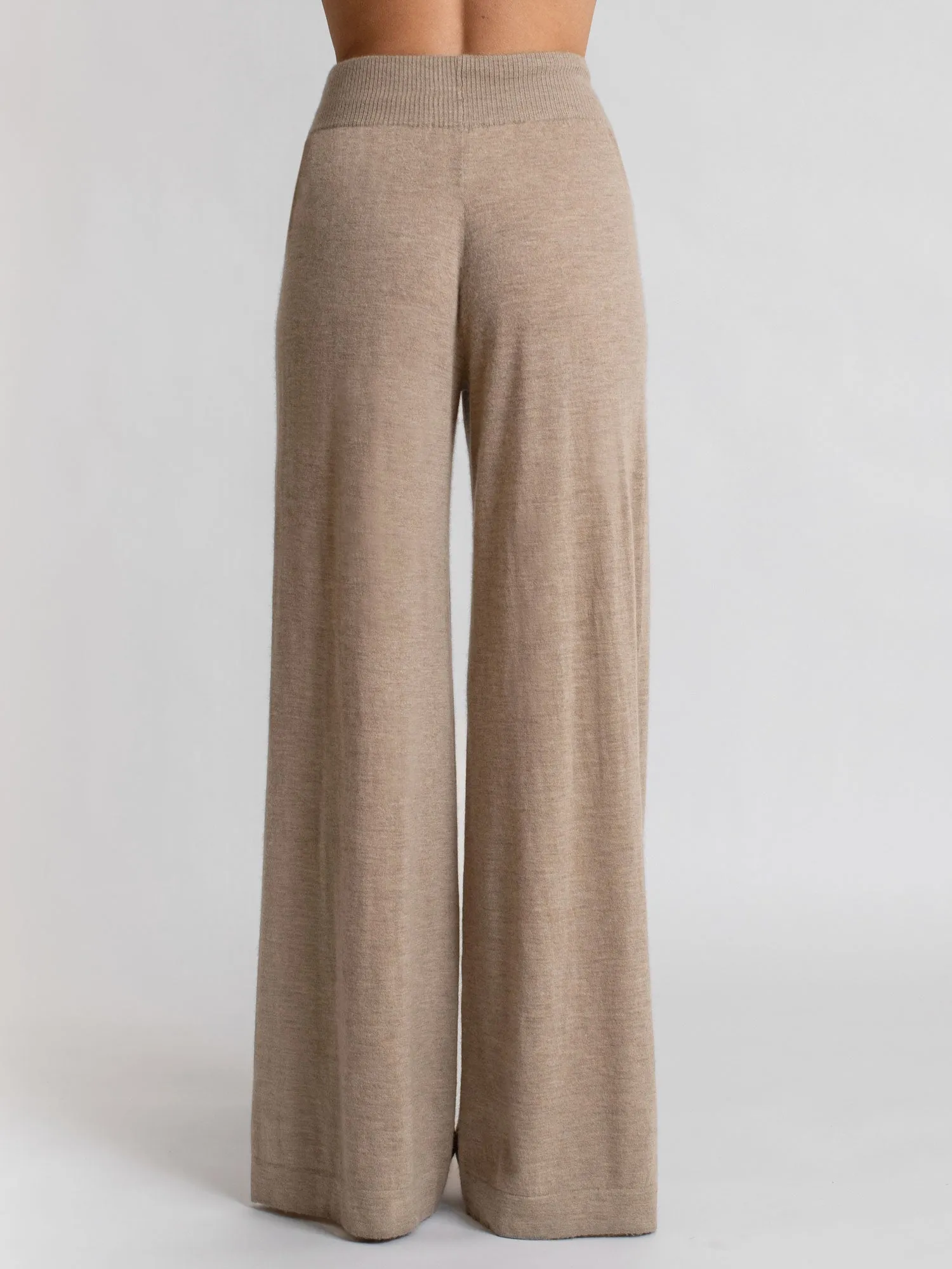 Cashmere pants "Air pants" - taupe
