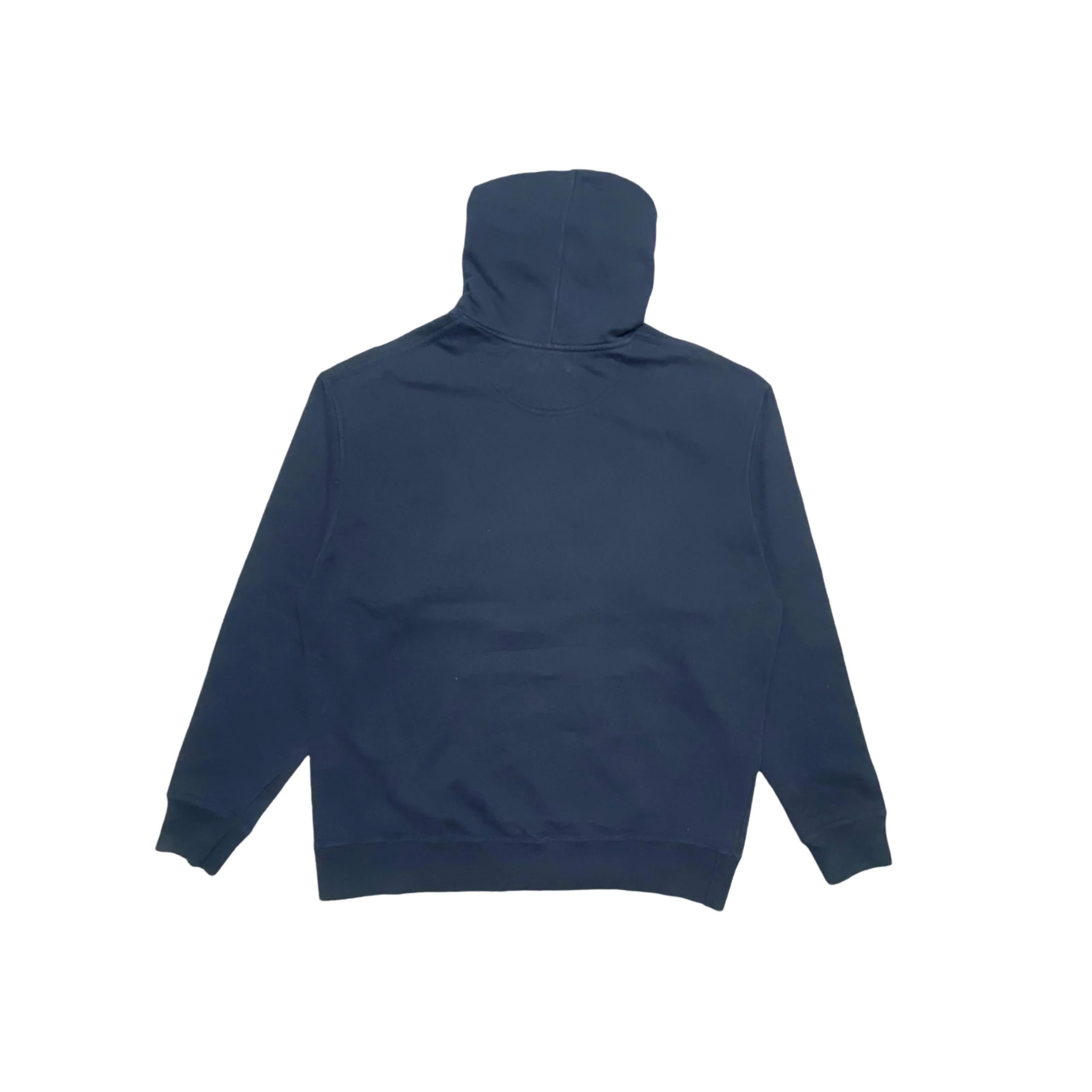 Champion Blue Hoodie with Subtle Branding | Extra Large