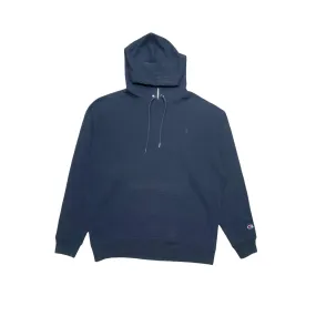 Champion Blue Hoodie with Subtle Branding | Extra Large