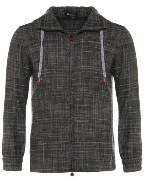 Charcoal Melange Zip Jacket