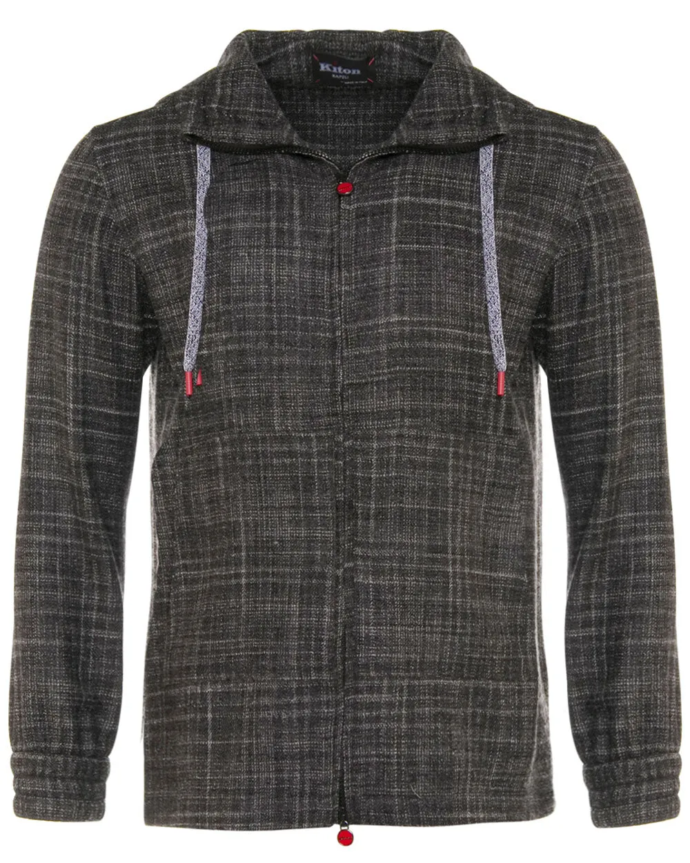 Charcoal Melange Zip Jacket