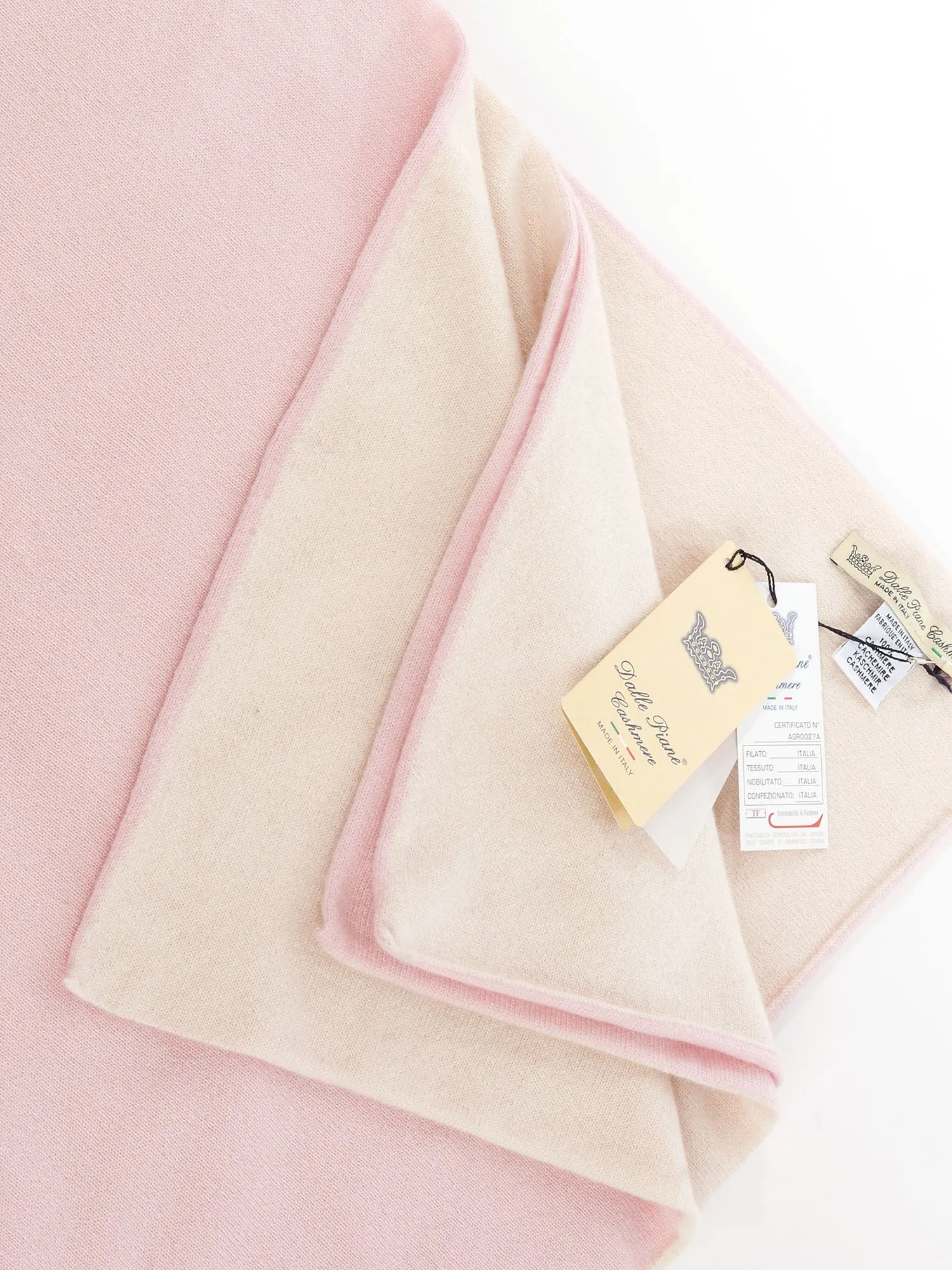 Copertina bicolore 100% Cashmere