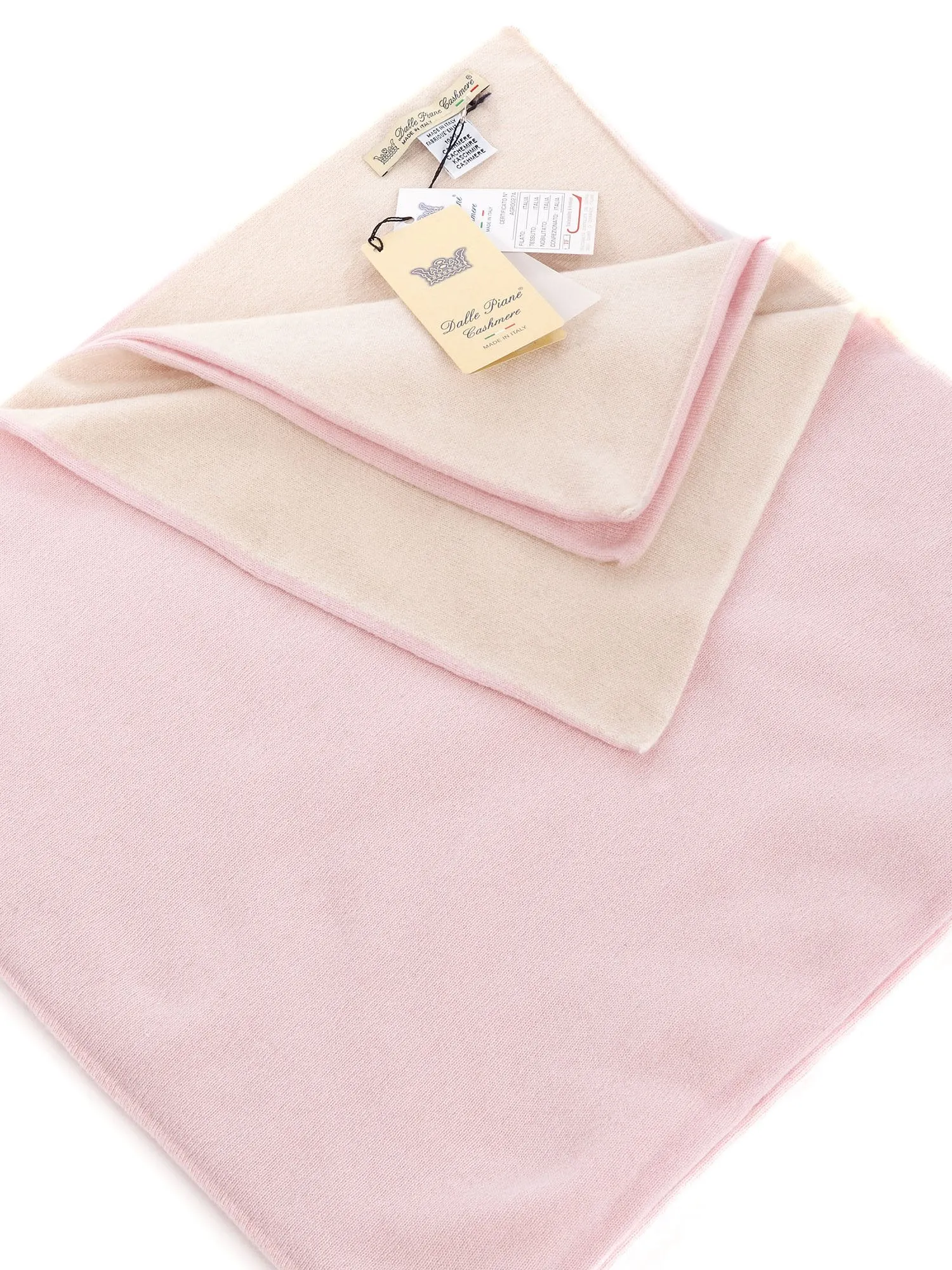 Copertina bicolore 100% Cashmere