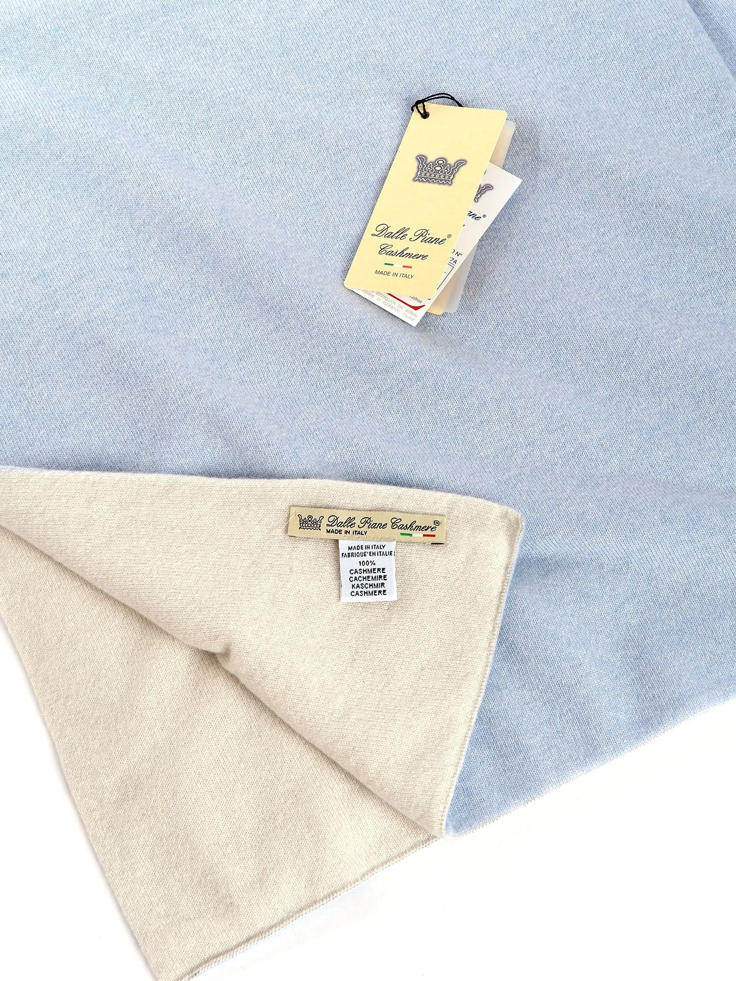 Copertina bicolore 100% Cashmere