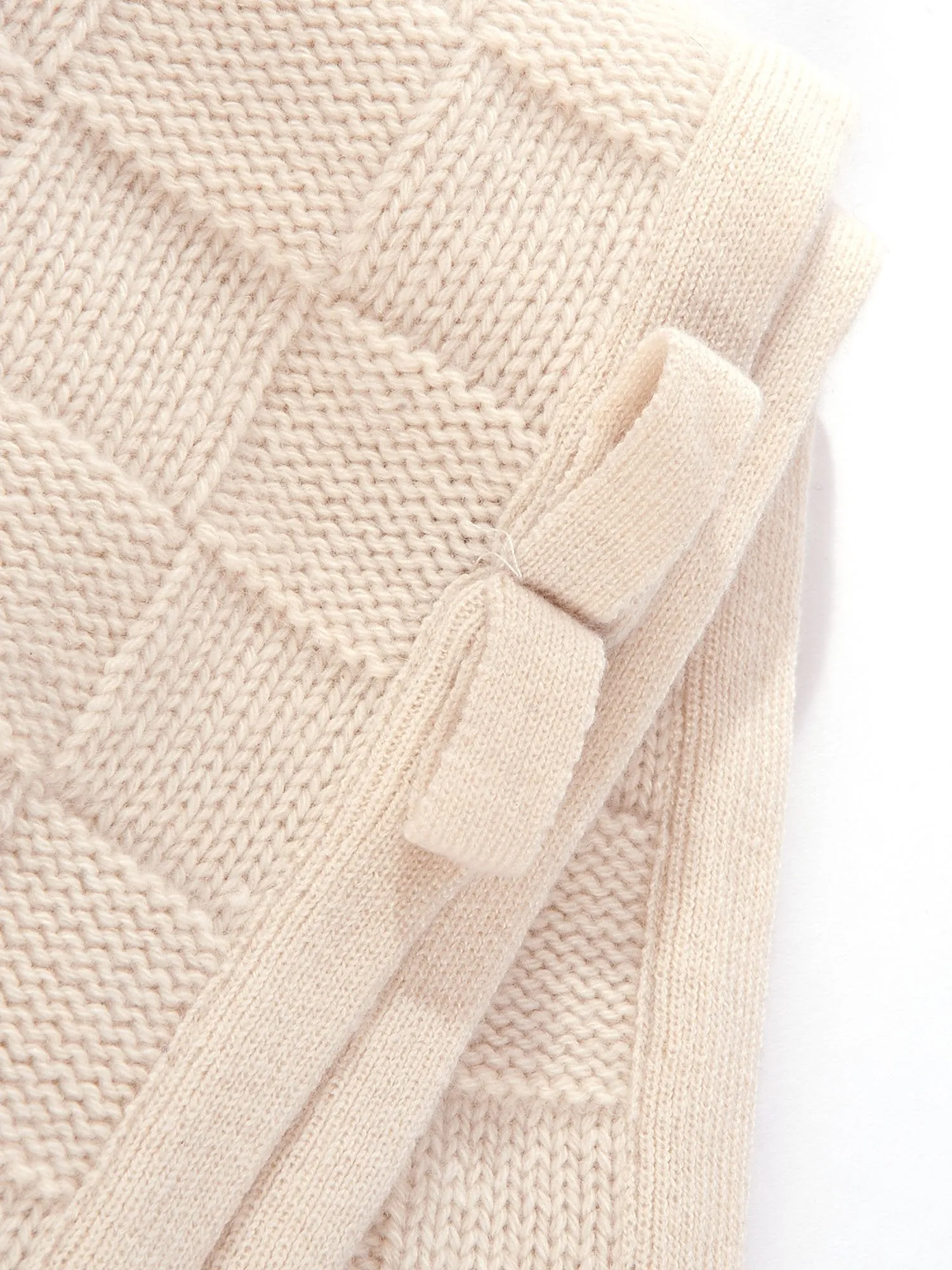 Copertina con bordo 100% Cashmere