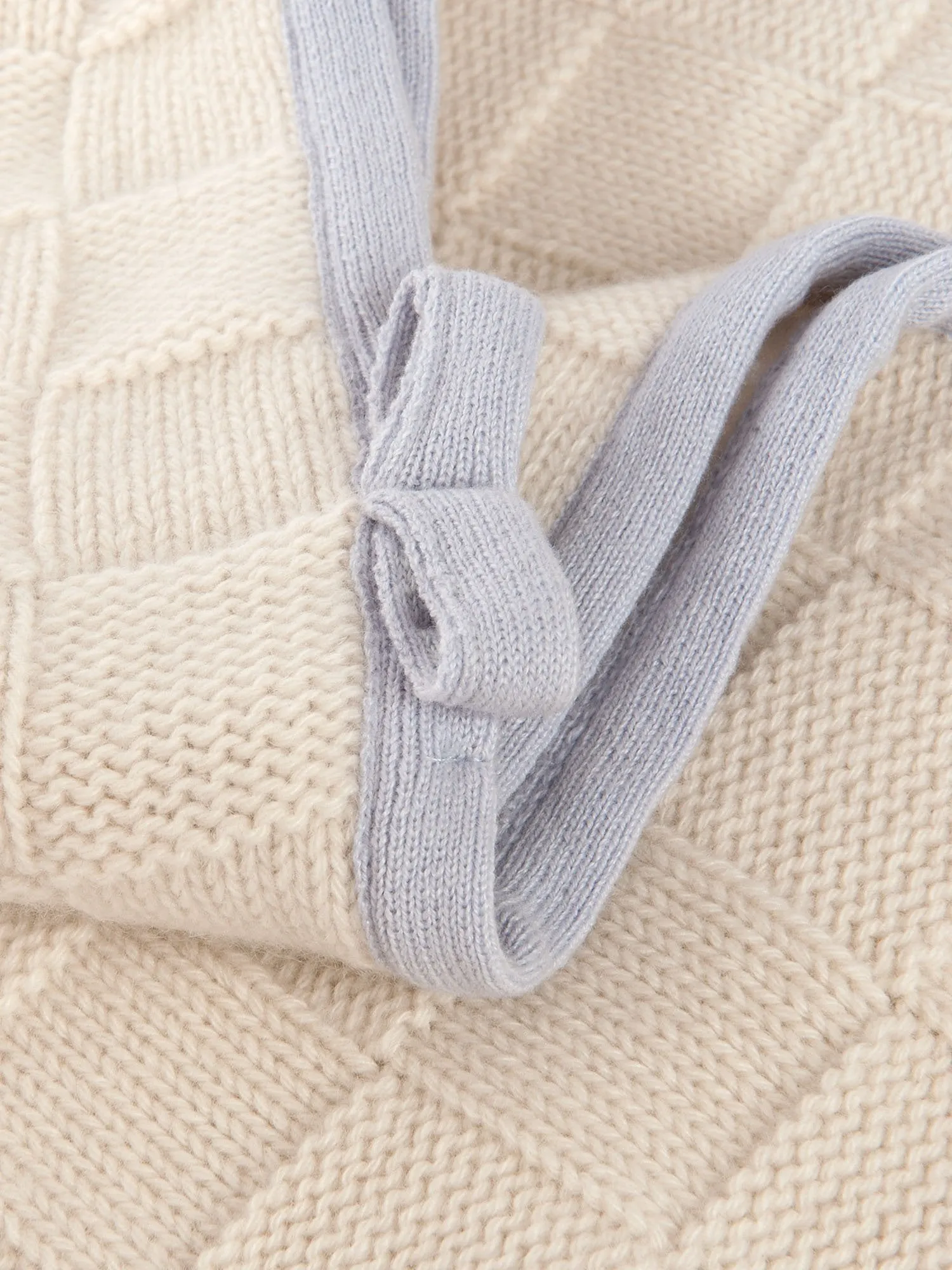 Copertina con bordo 100% Cashmere