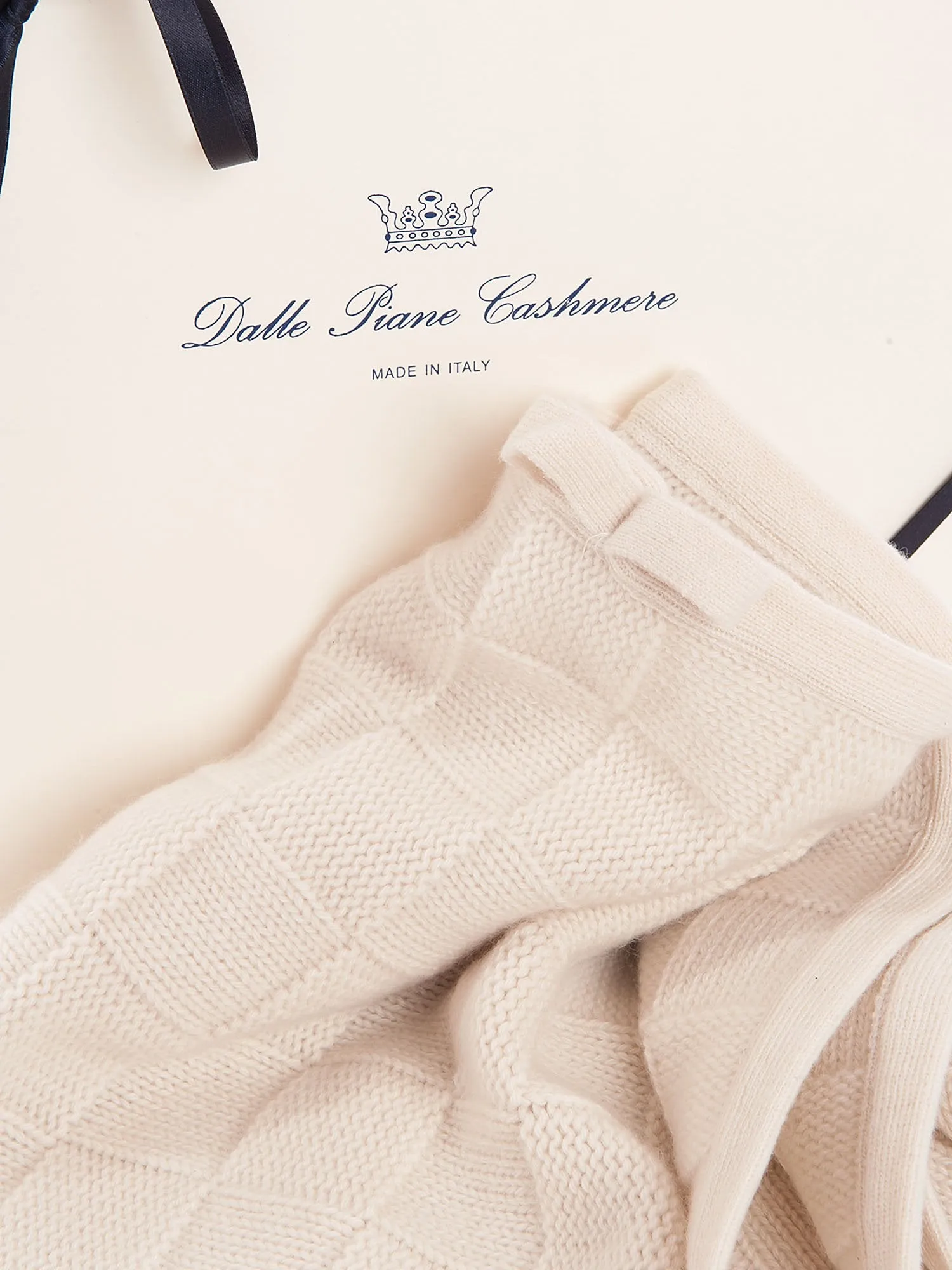 Copertina con bordo 100% Cashmere