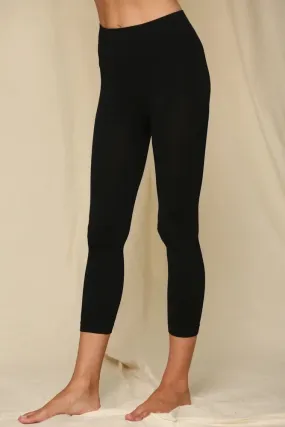 Cropped Legging - Black