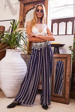 Crystal Cast Pants Navy