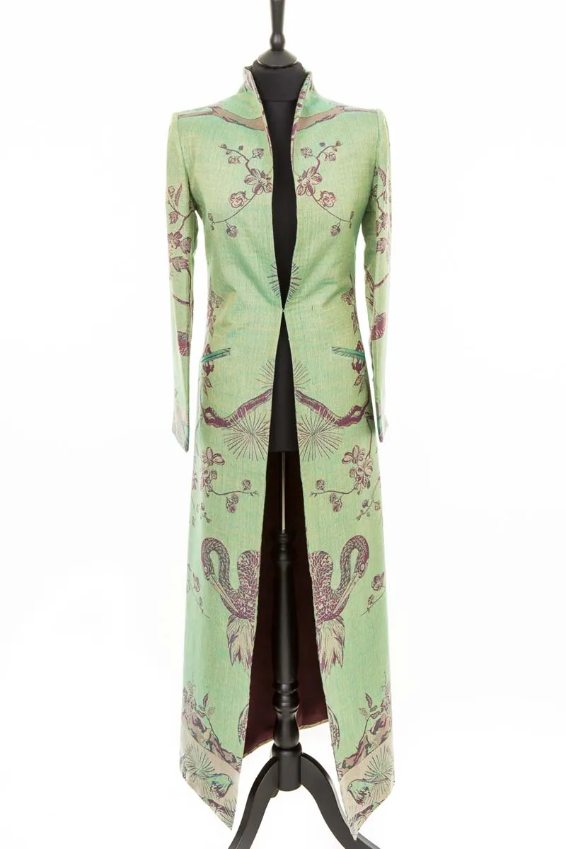 Devi Coat in Dragonfly Green