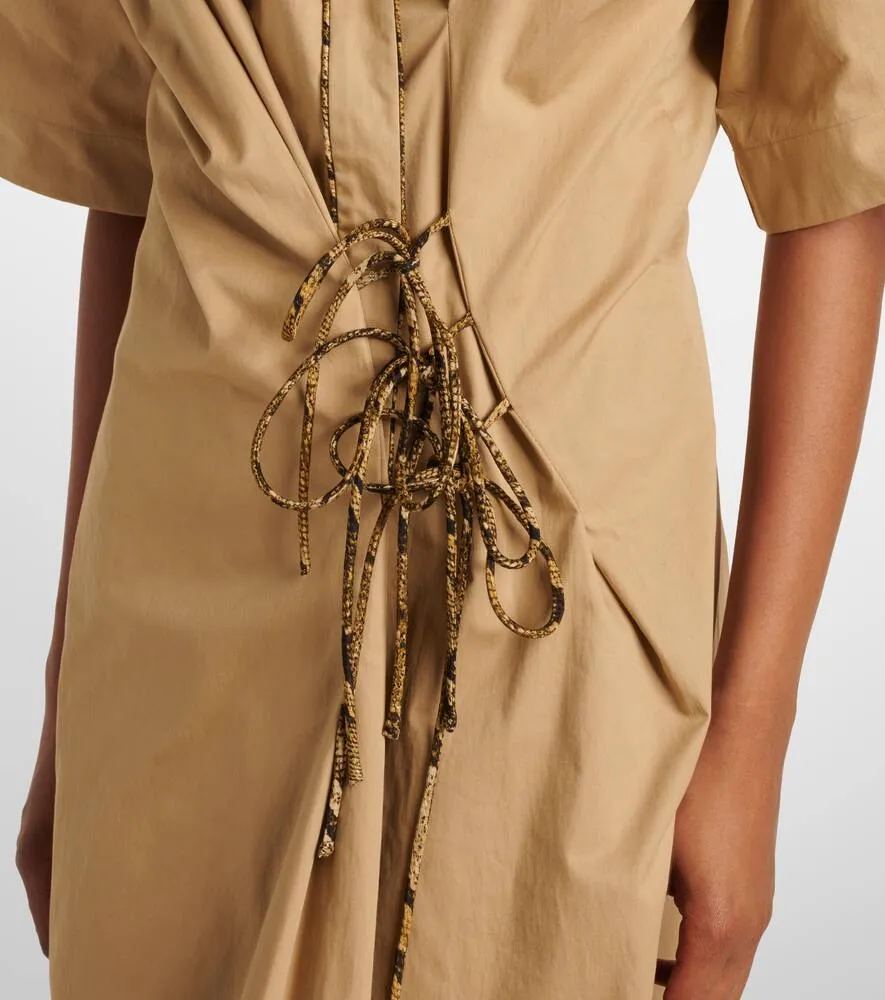 Dries Van Noten Cotton wrap dress