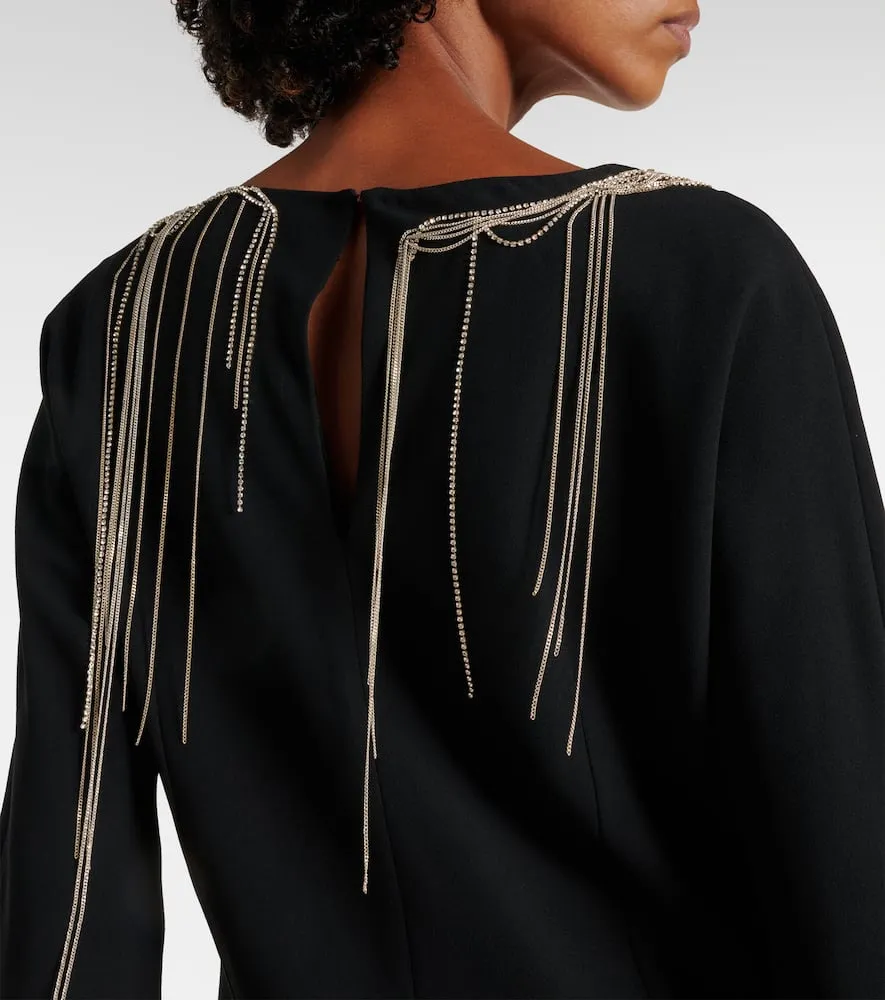 Dries Van Noten Crystal-embellished maxi dress