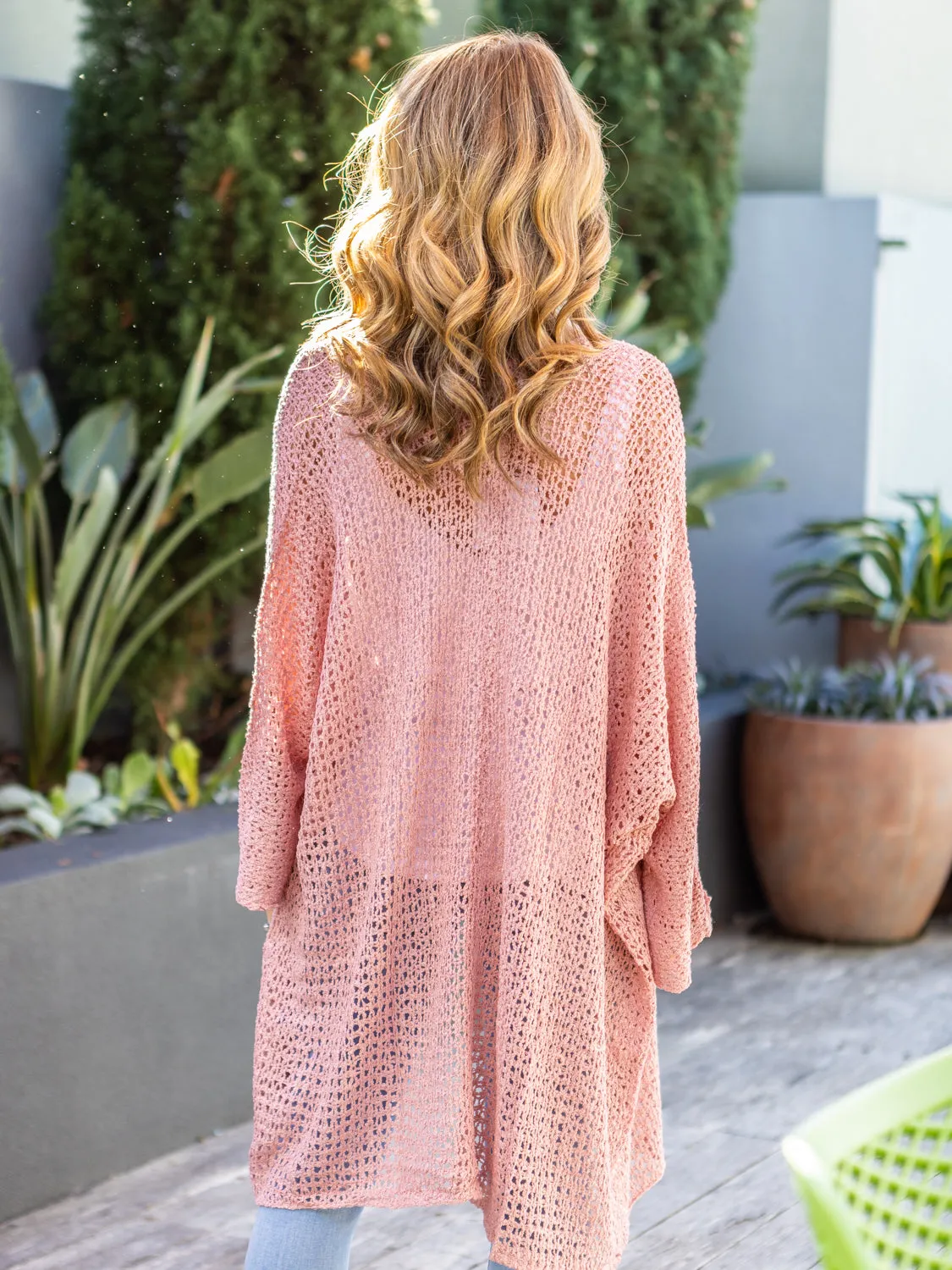 Eclipse Kimono- Blush