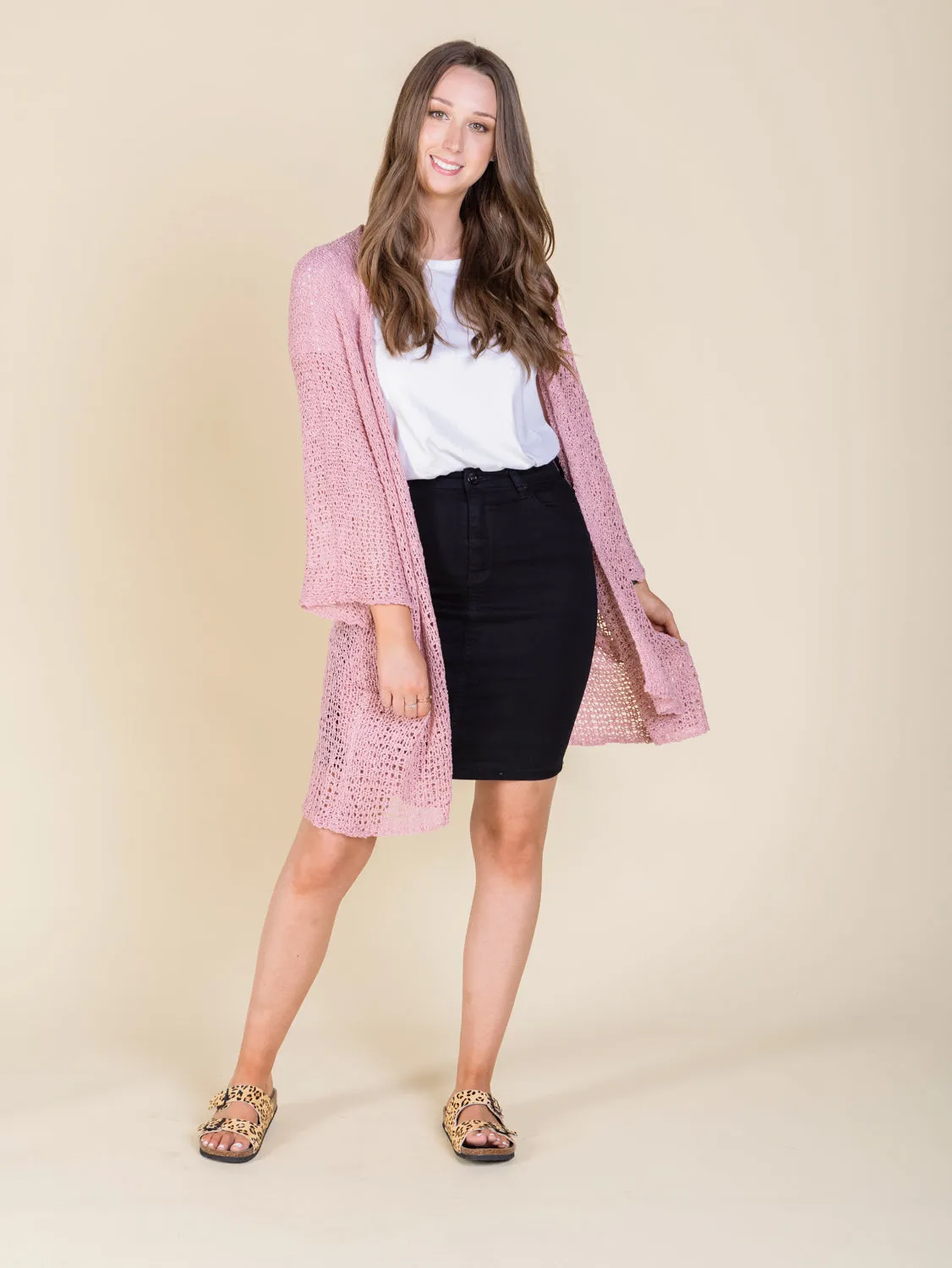Eclipse Kimono- Blush