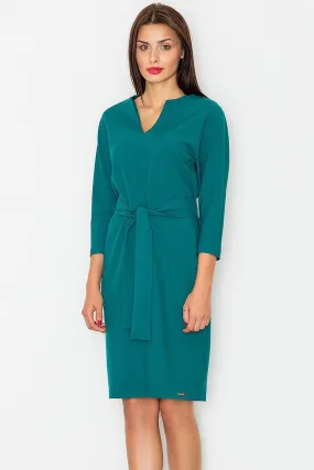 Elegant Kimono Sleeve Midi Dress by Figl - Style 77106