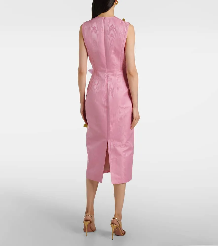 Emilia Wickstead Cappia floral-appliqué midi dress