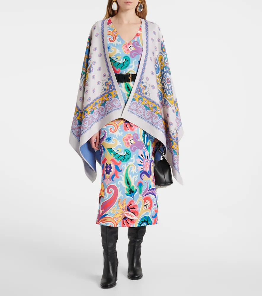Etro Paisley midi dress