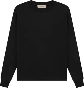 Fear of God Essentials Relaxed Crewneck 'Stretch Limo' Sweatshirt, Black